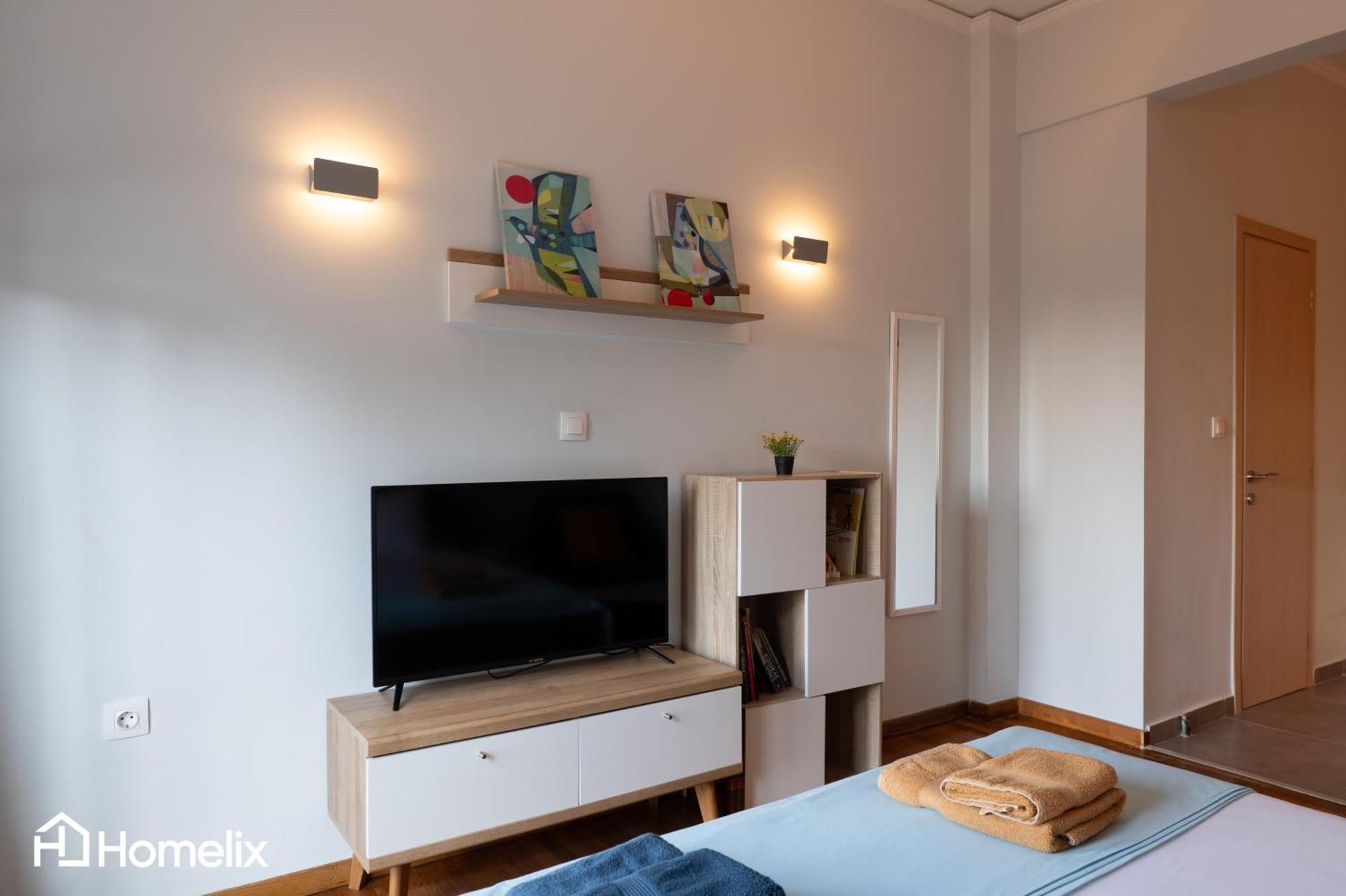 30M² Cosy Studio With Panoramic Sea View Chalkís Eksteriør billede